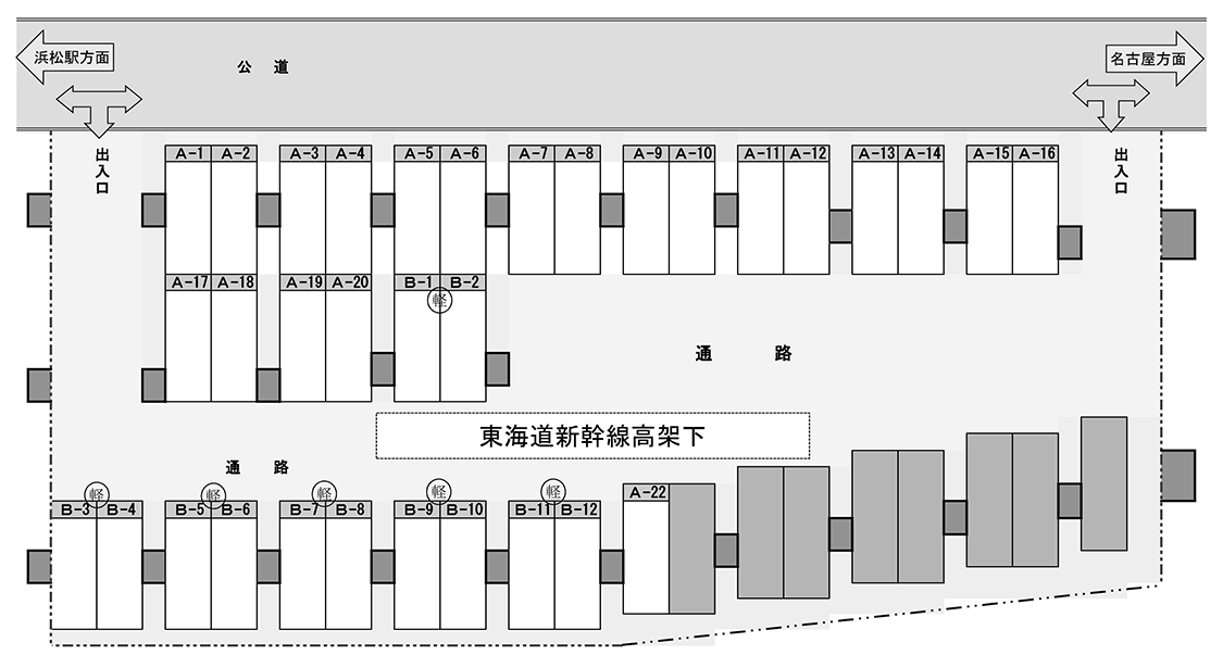 第2海老塚月極駐車場