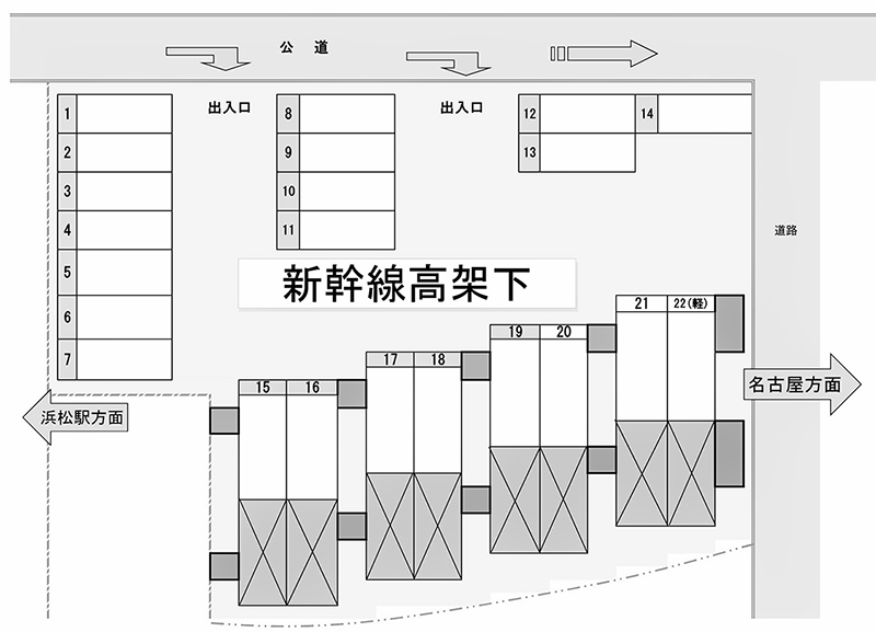 西浅田月極駐車場